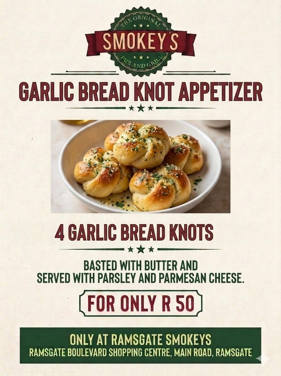 Smokey’s Ramsgate garlic dish